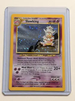 🔥Pokemon Neo Genesis Slowking 14/111 Holo Rare Swirl🌀 Unlimited LP-NM🔥 - Image 1