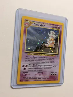 🔥Pokemon Neo Genesis Slowking 14/111 Holo Rare Swirl🌀 Unlimited LP-NM🔥 - Image 3