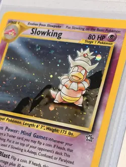 🔥Pokemon Neo Genesis Slowking 14/111 Holo Rare Swirl🌀 Unlimited LP-NM🔥 - Image 4