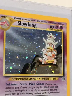 🔥Pokemon Neo Genesis Slowking 14/111 Holo Rare Swirl🌀 Unlimited LP-NM🔥 - Image 5