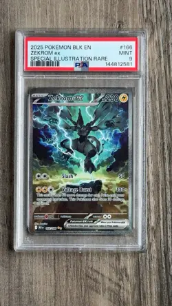 2025 Pokemon Zekrom ex 166/086 SIR Special Illustration Rare PSA 9 MINT BLK EN - Image 1