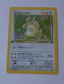 Pokemon, Kangaskhan, 5/64, 90 HP Holo, 1st. Edition, Unplayed, NM, - Image 1
