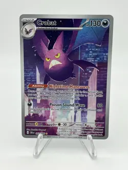 Crobat 093/086 Chaos Rising Illustration Rare Pokemon English NM - Image 1