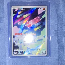 Minior 201/182 SV04 Paradox Rift Illustration Rare Full Art Holo Pokemon TCG - Image 1