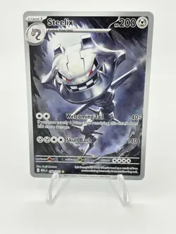 Steelix 150/132 Illustration Rare Mega Evolution Pokemon Holo Near Mint - Image 1