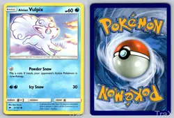 Alolan Vulpix 27/147 Burning Shadows Pokemon NM Common - Image 3