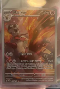 Blaziken 192/182 Illustration Rare Destined Rivals Pokemon Holo Near Mint - Image 1