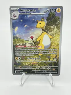 Ampharos 090/086 Full Art Illustration Rare - Chaos Rising - Pokemon NM - Image 1