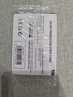 Pokemon Destined Rivals Prerelease STAFF Stamped Promo Pack SEALED - Image 3