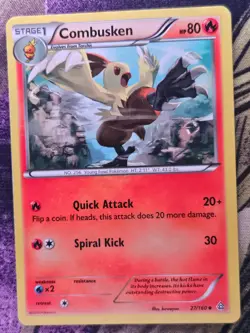 Combusken 27/160 Uncommon Primal Clash Pokemon Near Mint - Image 1