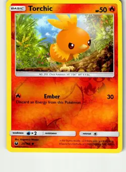 TORCHIC 25/168 COMMON CELESTIAL STORM POKEMON REVERSE HOLO NM - Image 1