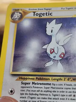 2000 Togetic Neo Genesis Swirl 16/111 Vintage Pokemon Holo Tcg Vtg Play Game Tr - Image 3
