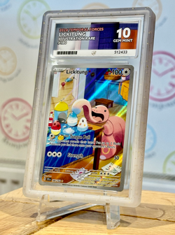 ACE 10 Lickitung 180/162 Temporal Forces Illustration Rare Pokemon Card Gem Mint - Image 1