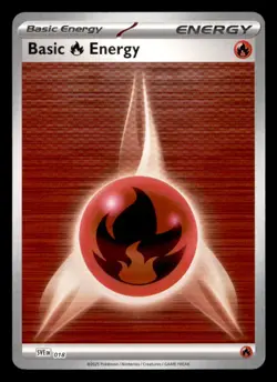 Basic Fire Energy 018 Scarlet & Violet Energies Pokemon Reverse Holo Near Mint - Image 1
