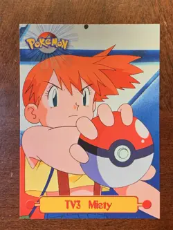 1999 Topps Pokemon #TV3 Misty Black Logo FREE COMBINED SHIPPING - Image 1