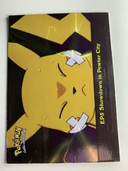 2000 Topps Pokemon TV #EP5 Showdown in Pewter City (B) Silver Foil - Image 1