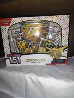 Pokemon Scarlet & Violet Zapdos EX Collection 151 Series, Sealed Box - Image 1