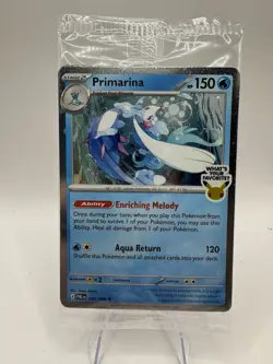 Pokemon TCG Primarina Sealed ‘What’s Your Favorite’ Promo - IN HAND Barnes&Noble - Image 1