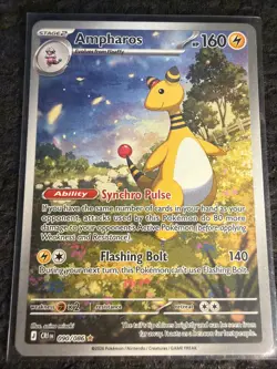 Pokemon TCG Ampharos #90/86 Holo Rare Chaos Rising NM - Image 1