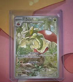 Pokemon Flapple 210/191 SV8 Surging Sparks Illustration Rare Holo 80 HP - Image 1