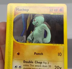 POKEMON MACHOP 117/165 EXPEDITION BASE SET COMMON NEAR MINT - FREE SHIPPING - Image 4