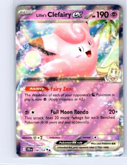 Lillie's Clefairy ex 056/159 Double Rare Journey Together Pokemon Holo Near Mint - Image 1
