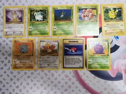 Vintage Pokemon Complete Set - Common Uncommon & Rares Jungle Set - Image 3