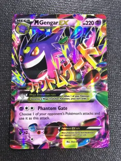Pokemon TCG: XY Phantom Forces - Mega M Gengar EX 35/119 Near Mint - Image 1