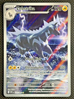 ⚫Pokemon - Zebstrika - Illustration Rare - 115/086 - SV: Black Bolt - NM⚫ - Image 1