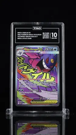 Pokemon 2026 Mega Gengar ex 269 Mega Attack Rare Ascended Heroes GEM MINT TAG 10 - Image 1