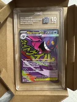 Pokemon 2026 Mega Gengar ex 269 Mega Attack Rare Ascended Heroes GEM MINT TAG 10 - Image 4