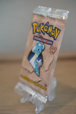 Pokemon TCG 1999 1st Edition Fossil Booster Pack Lapras Art WOTC Sealed - Image 3