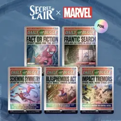 🕷MTG FOIL Marvel's Spider-Man Secret Lair Daily Bugle Breaking News PRESALE🕸 - Image 1