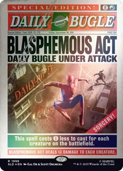 🕷MTG FOIL Marvel's Spider-Man Secret Lair Daily Bugle Breaking News PRESALE🕸 - Image 2
