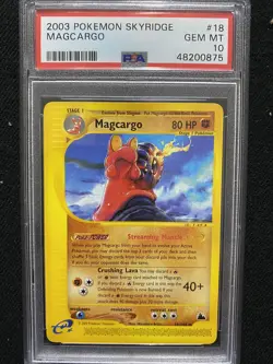 2003 Pokemon Skyridge Magcargo 18/144 PSA 10 Gem Mint - Image 1