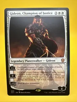 x1 Gideon, Champion of Justice | Commander 2021 (93) | NM | MTG [freshpullsco] - Image 1
