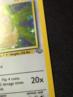 Pokemon Holo Jungle Kangaskhan 5/64 Rare Eng 1999 Vintage WOTC Potential ErrorU - Image 3