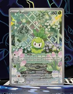 The Pokemon Company Petilil 091/086 SV: Black Bolt IR Holo ENG - Image 1