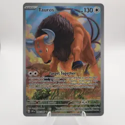 Tauros 096/086 Holo Illustration Rare Chaos Rising Pokemon Near Mint - Image 1