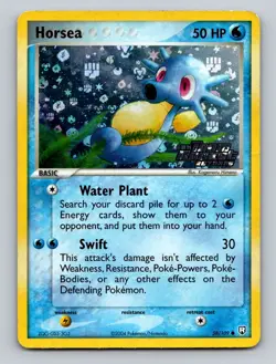 Horsea 58/109 Common Team Rocket Returns Pokemon Heavily Played - Image 1