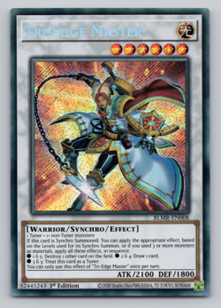 Tri-Edge Master - BLMR-EN008 - Secret Rare - 1st Edition - Yugioh - Image 1