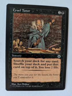 Cruel Tutor Portal MTG NM Free shipping with tracking - Image 1
