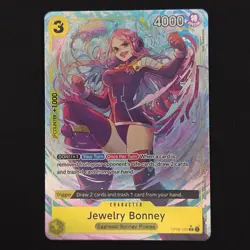 One Piece TCG Jewelry Bonney OP08-105 Alt Art English - NM - Image 1
