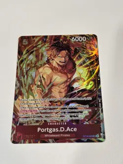 One Piece Illustration Box Vol. 5 Promo Portgas D. Ace ST15-005 SR English NM - Image 2