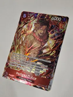One Piece Illustration Box Vol. 5 Promo Portgas D. Ace ST15-005 SR English NM - Image 3