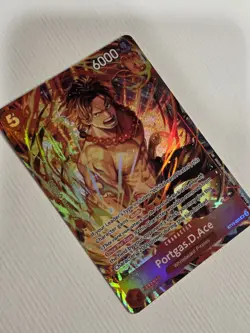 One Piece Illustration Box Vol. 5 Promo Portgas D. Ace ST15-005 SR English NM - Image 4