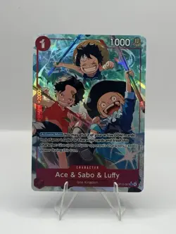 Ace & Sabo & Luffy (Alternate Art) OP13-007 Carrying On His Will Foil - Image 1