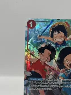 Ace & Sabo & Luffy (Alternate Art) OP13-007 Carrying On His Will Foil - Image 2
