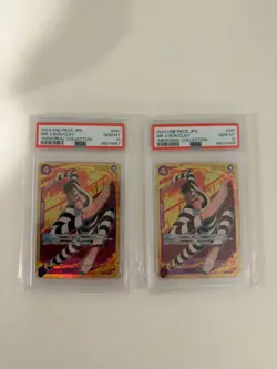 One Piece Japanese Slabssing OP08 EB01 OP07 Alternate Art PSA 10 - Image 3