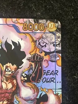 One Piece Monkey D.Luffy OP11-118 A Fist of Divine Speed Manga Alternate Art - Image 3
